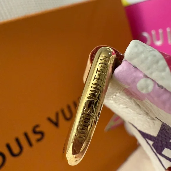 *100% AUTH* Louis Vuitton x Takashi Murakami – White Multicolored High-Rise - Picture 5 of 10